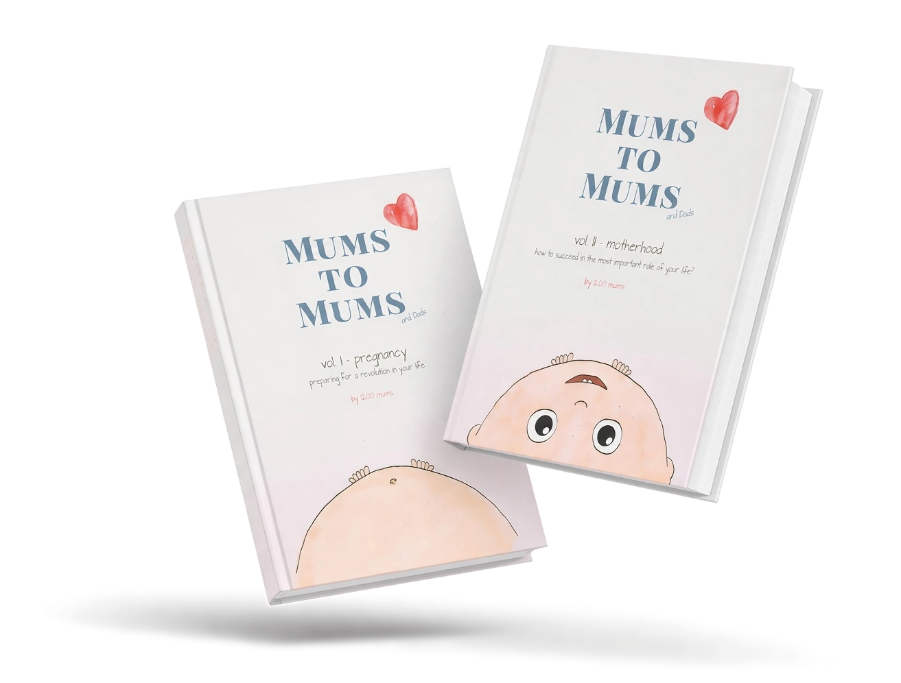 Mums to Mums hardcover pair: volume I Pregnancy and volume II Motherhood