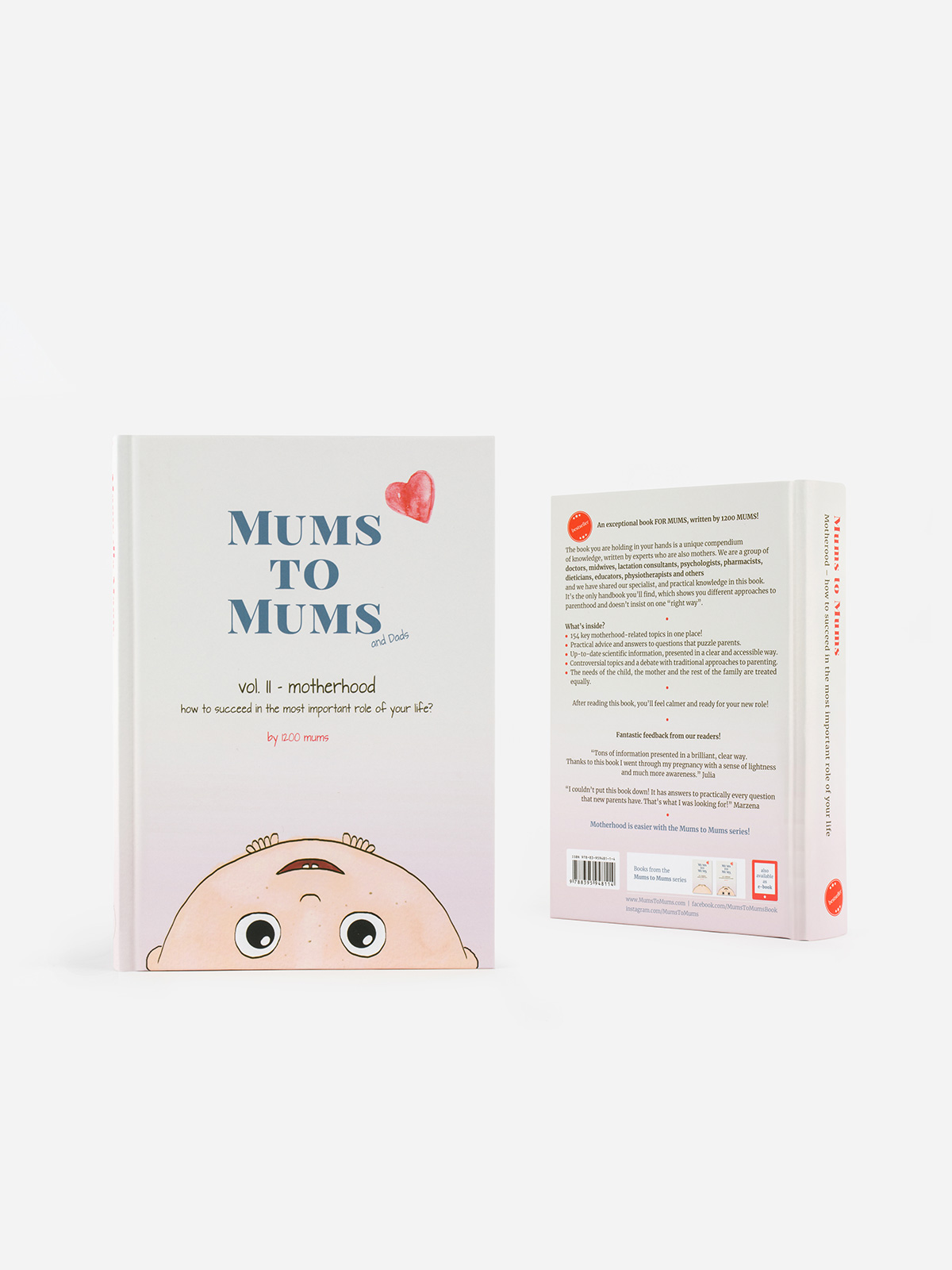 Mums to Mums vol. II — Motherhood, front, back and spine